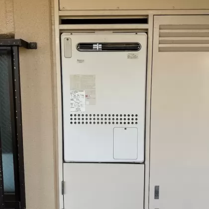 茨城県牛久市 交換前の給湯器 ノーリツ GTH-2401AWXH