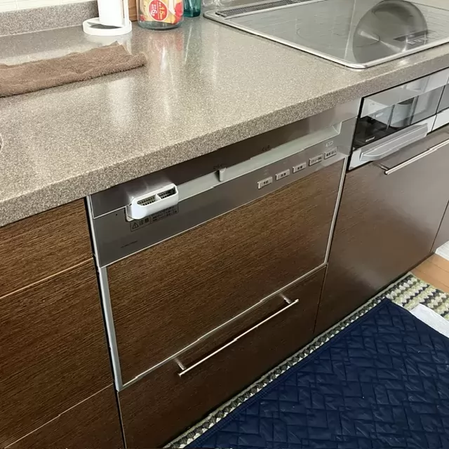 交換前のビルトイン食洗機（滋賀県彦根市）