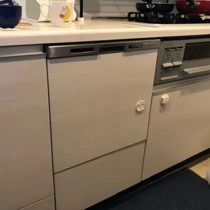 大阪府大阪市西区 交換前のビルトイン食洗機 パナソニック NP-45MS5WAA