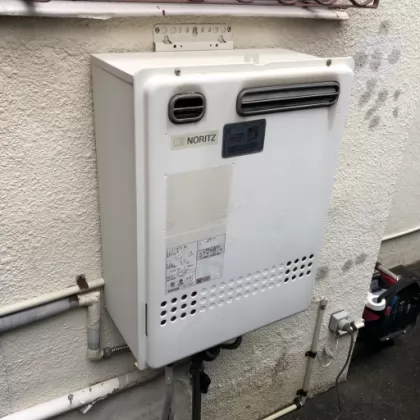 大阪府堺市東区 交換前の給湯器 ノーリツ GT-2427SAWX