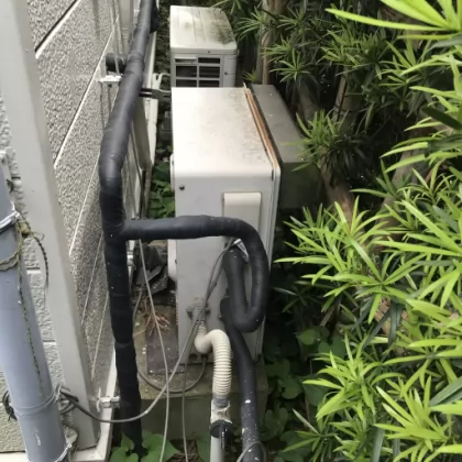 千葉県東金市 交換前の給湯器 リンナイ RFS-V2401A