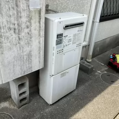 兵庫県三木市 交換前の給湯器 ノーリツ GTH-C1649SAWD