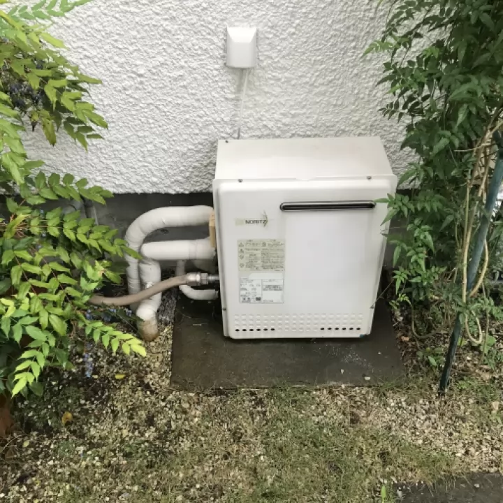 交換前の給湯器（ノーリツ GT-2028SARX）