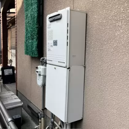 大阪府藤井寺市 交換前の給湯器 ノーリツ GT-C2432AWX