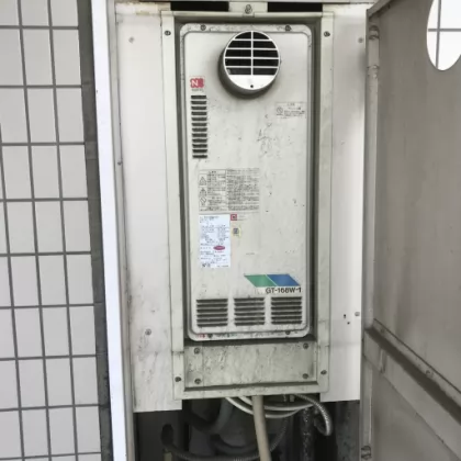 東京都国立市 交換前の給湯器 ノーリツ GT-168W-1-T