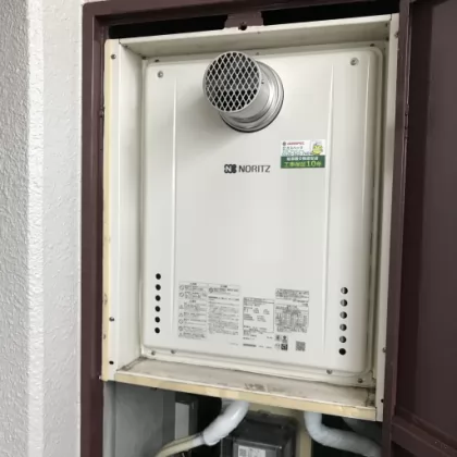 大阪府堺市東区 交換後の給湯器 ノーリツ GT-2460SAWX-T-1 BL