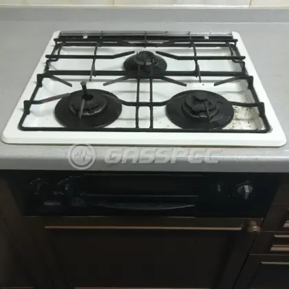 東京都台東区 交換前のビルトインガスコンロ ハーマン DG3058NR