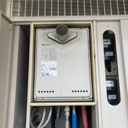 東京都日野市 交換前の給湯器 ノーリツ GT-2428SAWX-T