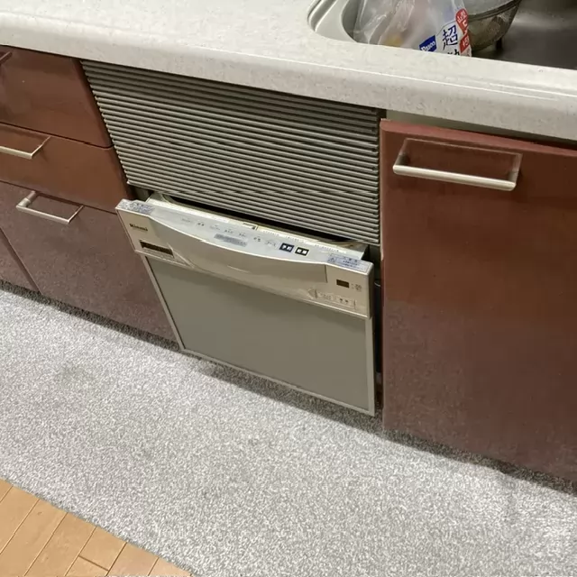 交換前のビルトイン食洗機（神奈川県横浜市港北区）