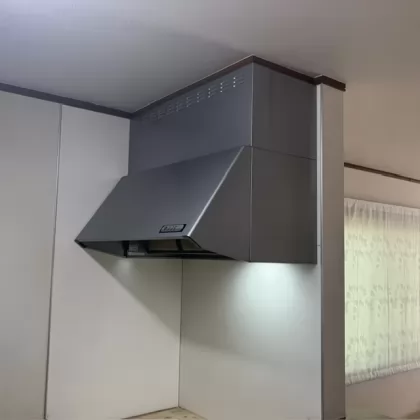 東京都東村山市 交換前のレンジフード 富士工業 BDR3HE9017S1