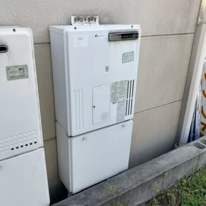 大阪府藤井寺市 交換前の給湯器 パーパス GD-1202W