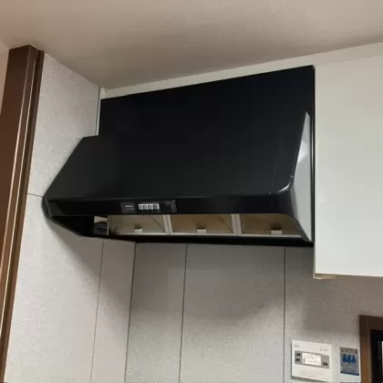 兵庫県神戸市西区 交換前のレンジフード ナショナル（松下） FY-90HZA8DNJ