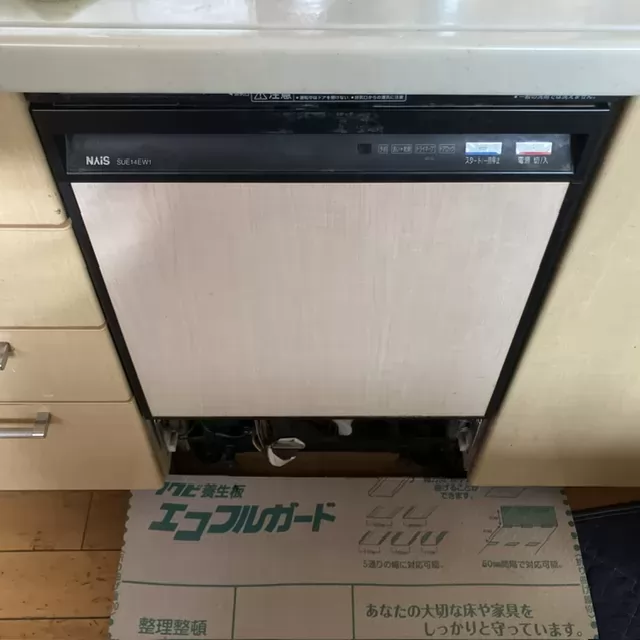交換前のビルトイン食洗機（埼玉県川口市）