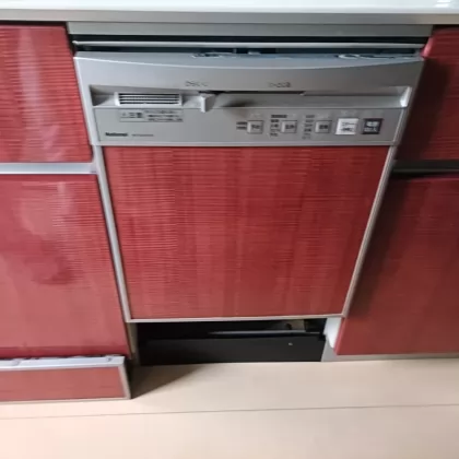 福岡県北九州市門司区 交換前のビルトイン食洗機 パナソニック NP-P45FD1S