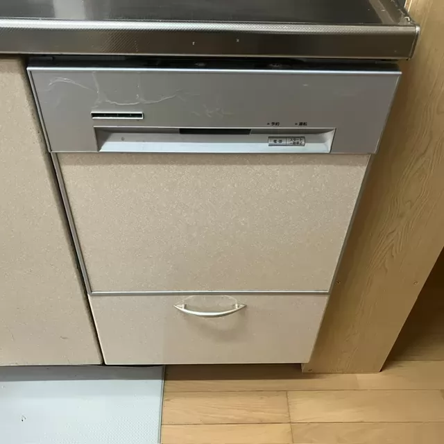 交換前のビルトイン食洗機（愛知県豊田市）