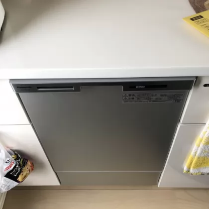 神奈川県川崎市高津区 交換後のビルトイン食洗機 パナソニック NP-45MC6T