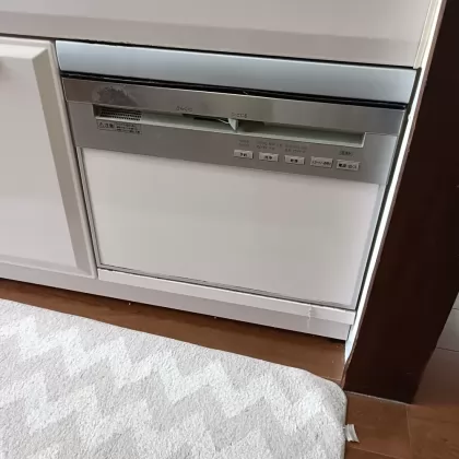 福岡県北九州市戸畑区 交換前のビルトイン食洗機 ナショナル（松下） NP-P60V1PS