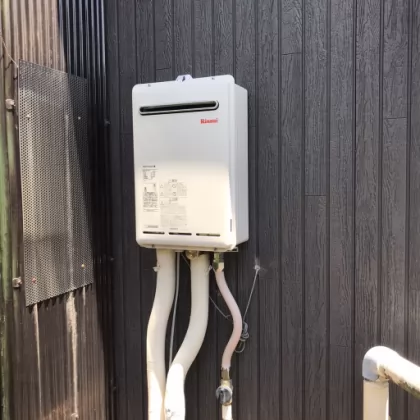 千葉県茂原市 交換後の給湯器 リンナイ RUXC-A2400W