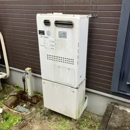 奈良県生駒市 交換前の給湯器 ノーリツ GTH-2417AWXD