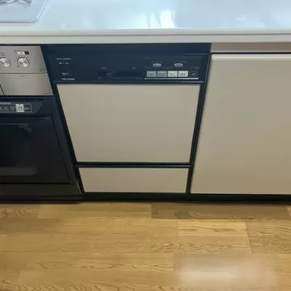 神奈川県小田原市 交換前のビルトイン食洗機 タカラスタンダード TDW-5500BN