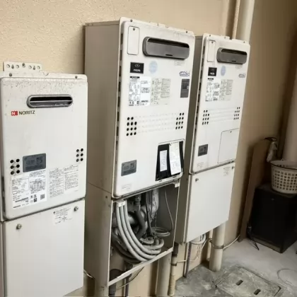 兵庫県神戸市須磨区 交換前の給湯器 ノーリツ GTH-C2439SAWX6H