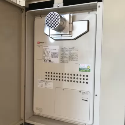大阪府堺市南区 交換後の給湯器 ノーリツ GQH-2443AWX3H-T-DX BL