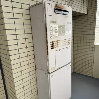 北海道札幌市東区 交換前の給湯器 ノーリツ GTH-C2448AW3H