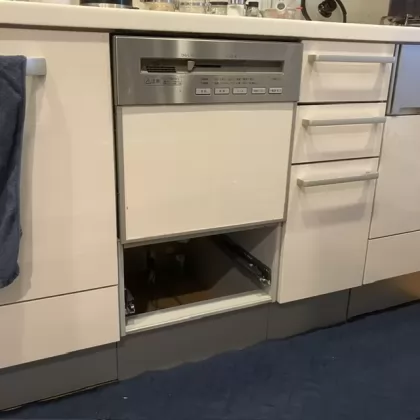 大阪府堺市西区 交換前のビルトイン食洗機 パナソニック NP-P45V3