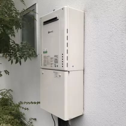 千葉県四街道市 交換後の給湯器 ノーリツ GT-2460SAWX-1 BL