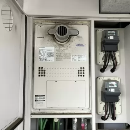 埼玉県朝霞市 交換前の給湯器 ノーリツ GTH-C2447AW3H-T-2