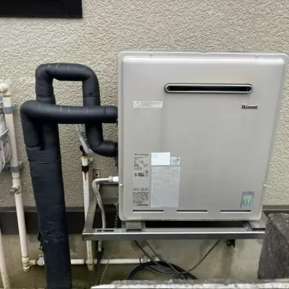 茨城県常総市 交換前の給湯器 リンナイ RFS-E2004SA