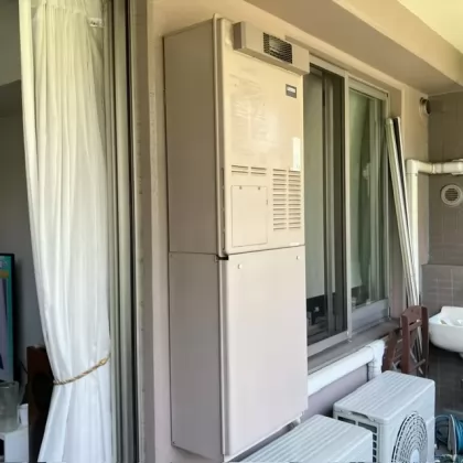 東京都江戸川区 交換前の給湯器 ナショナル（松下） AT-4299ARSAW3Q-G