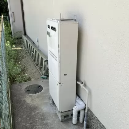 兵庫県神戸市北区 交換前の給湯器 ノーリツ 品番不明