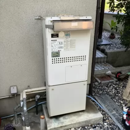 奈良県奈良市 交換前の給湯器 ノーリツ GTH-2413AWXD