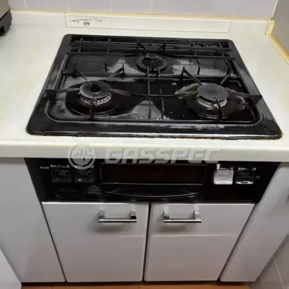 東京都西東京市 交換前のビルトインガスコンロ ナショナル（松下） DG3267NR