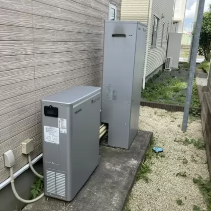 茨城県ひたちなか市 交換前の給湯器 東芝 FCG-202-DR