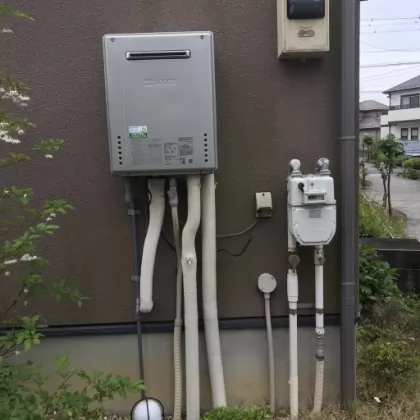 埼玉県坂戸市 交換後の給湯器 ノーリツ GT-C2462AWX-2 BL