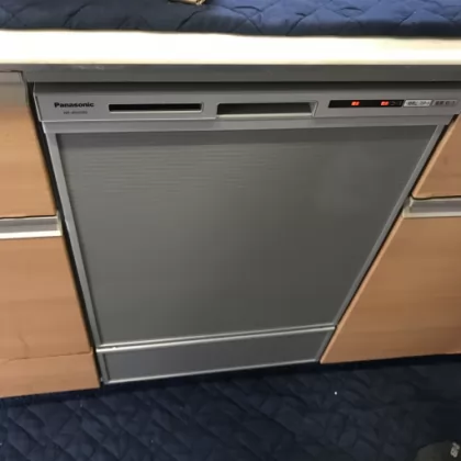 大阪府大阪市城東区 交換後のビルトイン食洗機 パナソニック NP-45VD9S