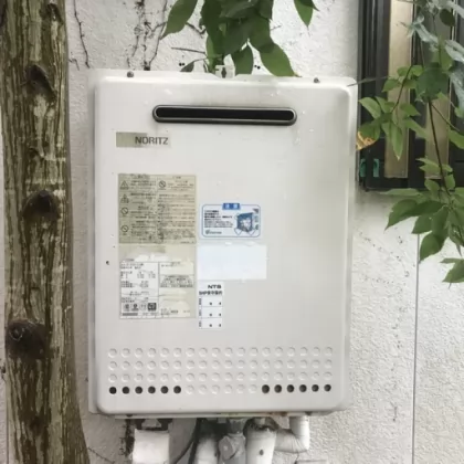 千葉県茂原市 交換前の給湯器 ノーリツ GT-2028AWX