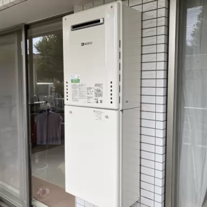 埼玉県ふじみ野市 交換後の給湯器 ノーリツ GT-2460AWX-2 BL