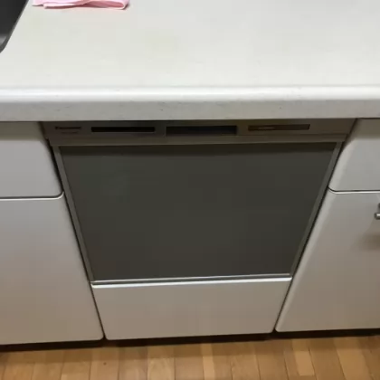 大阪府吹田市 交換後のビルトイン食洗機 パナソニック NP-45MS9S
