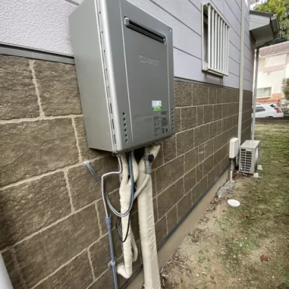 兵庫県宝塚市 交換後の給湯器 ノーリツ GT-C2062SAWX-2 BL