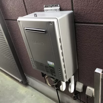 大阪府堺市東区 交換後の給湯器 ノーリツ GT-C2462SAWX-2 BL