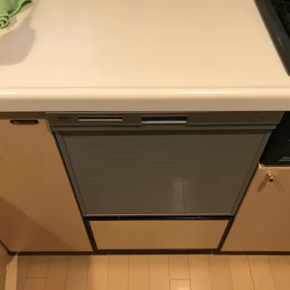 神奈川県横浜市瀬谷区 交換後のビルトイン食洗機 リンナイ RSW-C402C-SV