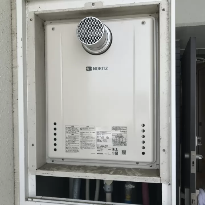 交換後の給湯器（ノーリツ GT-2460SAWX-T-2 BL）