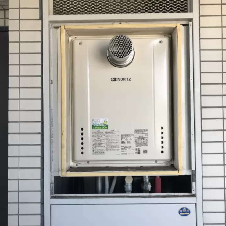 交換後の給湯器（ノーリツ GT-2460SAWX-T-2 BL）