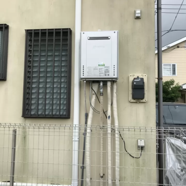 交換後の給湯器（ノーリツ GT-C2462SAWX-2 BL）