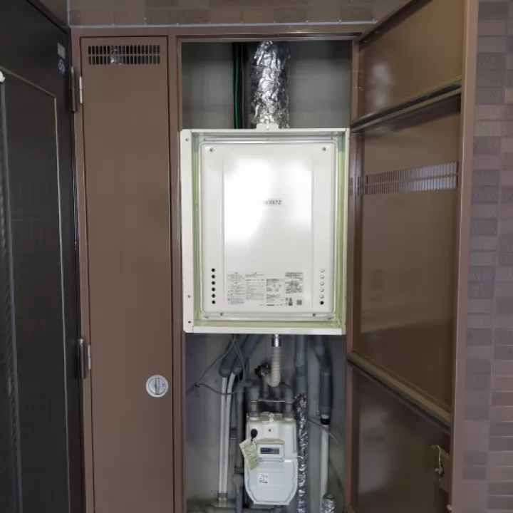 交換後の給湯器（ノーリツ GT-2060SAWX-H-2 BL）