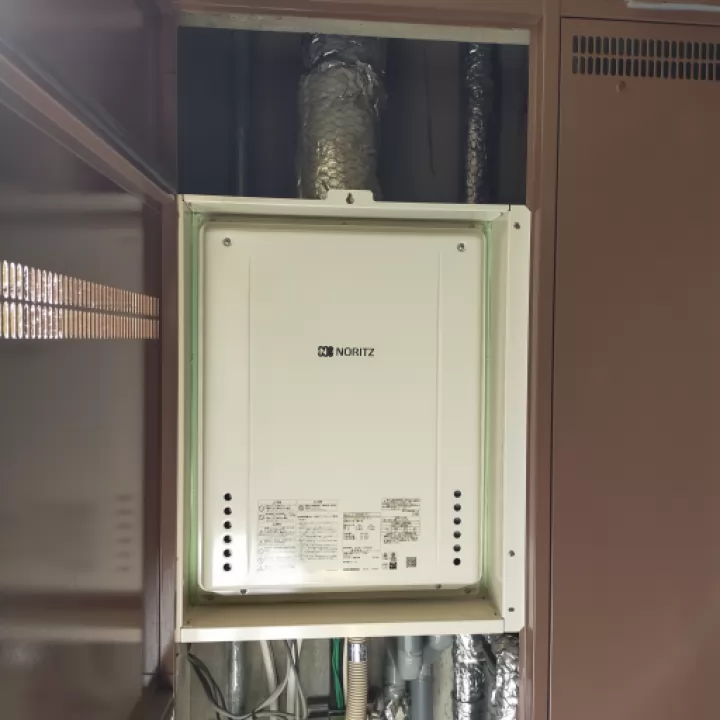 交換後の給湯器（ノーリツ GT-2060SAWX-H-2 BL）