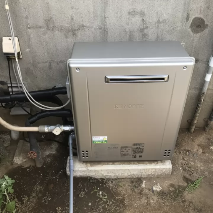交換後の給湯器（ノーリツ GT-C2062SARX-2 BL）